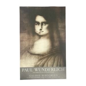 1972 Paul Wunderlich “Tears” Heinz Berggruen Promotional Lithograph Poster 30”